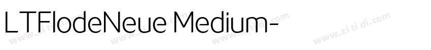 LTFlodeNeue Medium字体转换